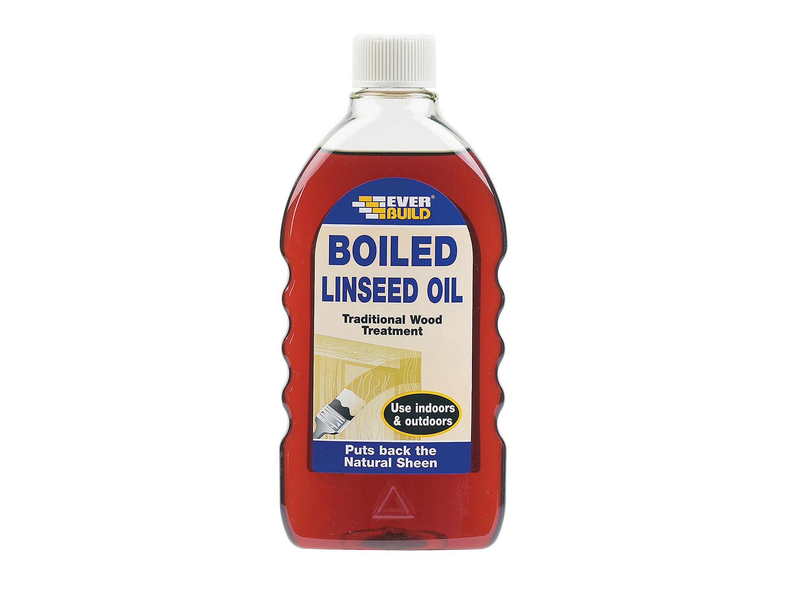 Everbuild Boiled Linseed Oil – Traditional Wood Treatment – Internal and External Use – 500 ml