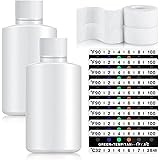 Remerry 34 Pcs Urine Test Complete Kit Include 2 Portable Urine Test Bottle with 30 Temperature Test Strips, 2 Gauze Bandage 