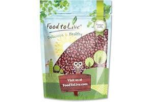 Adzuki Sprouting Beans, 8 Ounces – Whole Raw Dried Azuki Beans (Red Mung Beans), Vegan, Kosher, Bulk. Rich in Minerals, Dieta