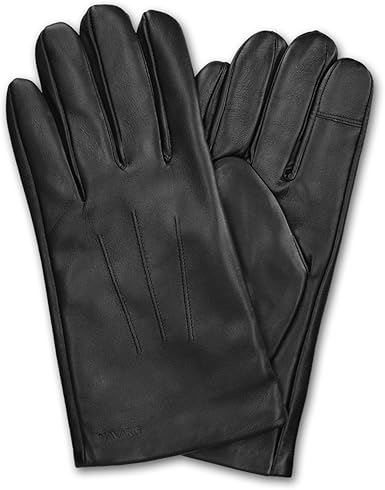 men's leather touchscreen gloves uk
