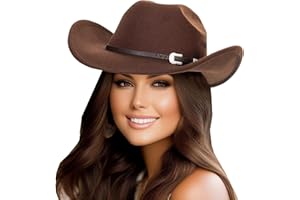 UTOWO Vintage Western Cowboy Hat for Men Outback Cowgirl Hat M/L