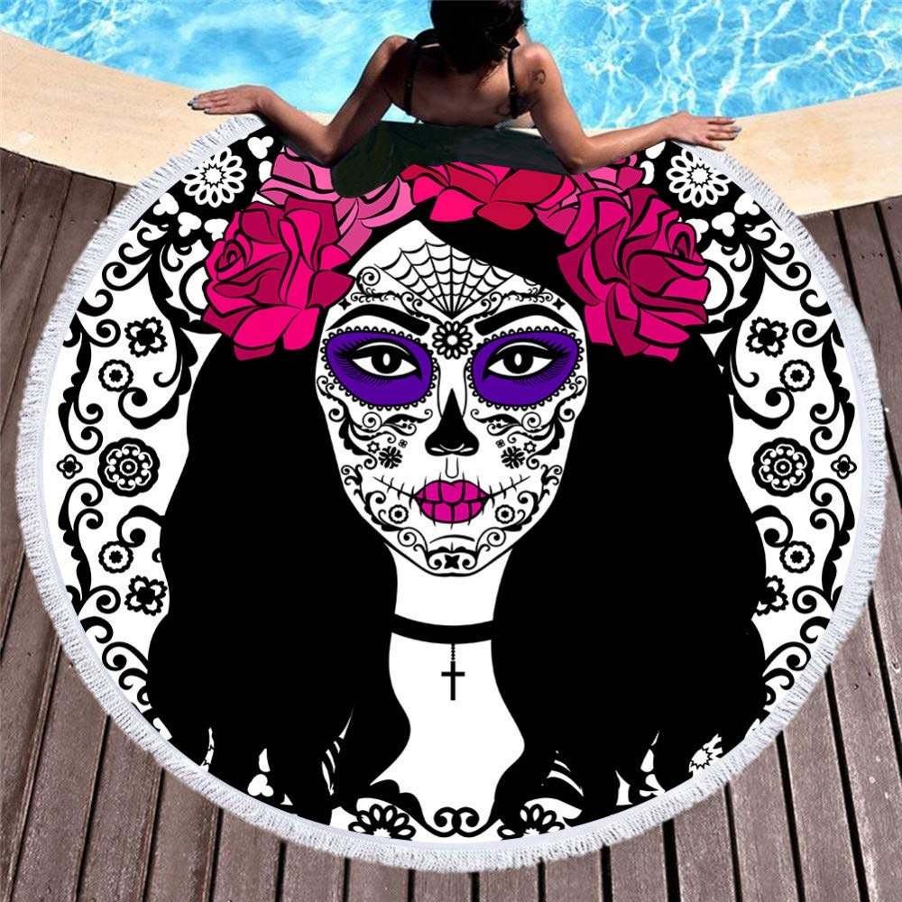 Simmia Home Serviette De Plageserviette De Plage Ronde