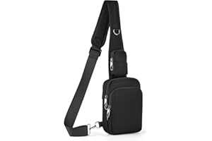 BROADREAM Anti Theft Sling Bag for Men and Women, Casual Daypack with RFID Blocking, Perfect for Travel
