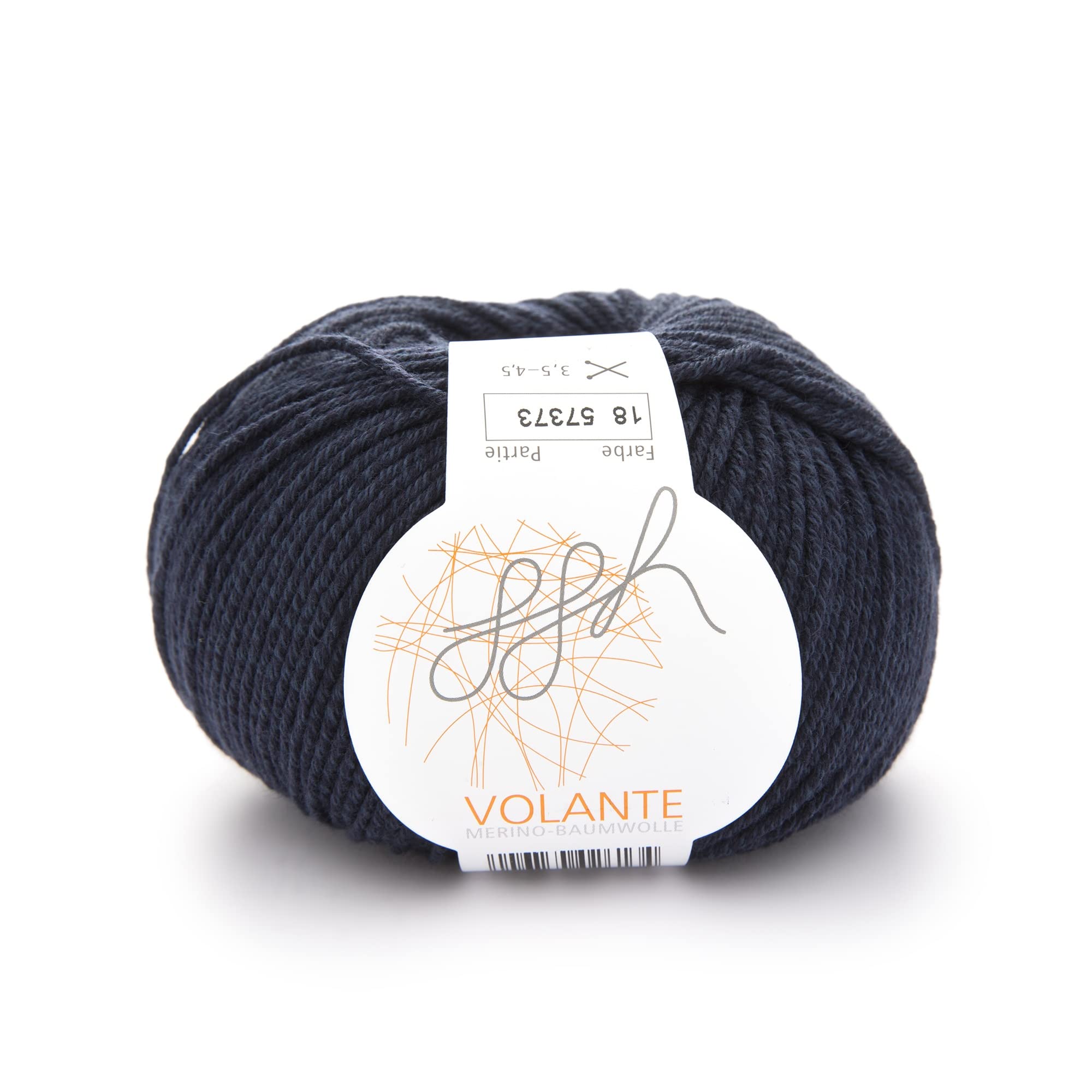 ggh Volante - 018 - Navy - Merino Wool with Cotton for Knitting and Crocheting — image 1
