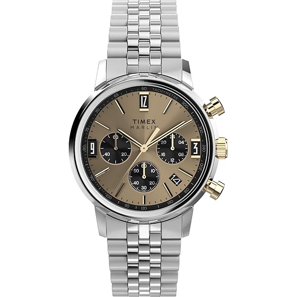 Amazon.com: Timex Men's Marlin Quartz Chronograph 40mm Watch - Two