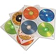 Case Logic CDP200 Two-Sided CD Storage Sleeves for Ring Binder, 25/Pack
