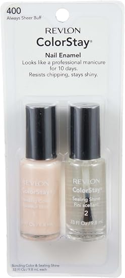 Revlon colorstay Nail enamel (carded) Always sheer buff (309975115017)