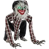 Haunted Hill Farm Squatting Werewolf Animatronic