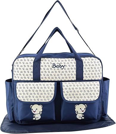 navy blue pram bag