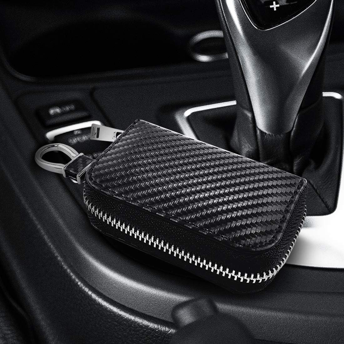 FOXNSK Faraday Car Key Case, Faraday Cage Car Key Protector RFID Signal Blocking Anti-Theft Pouch Anti-Hacking Case Blocker - Image 5