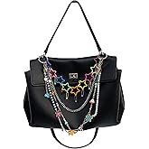 QTMY Star Chain Keychain Bag Charms for Handbag Purse Backpack Accessories for Bogg Bag,775