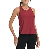 Bestisun Women Split Side Athletic Workout Tank Tops Racerback Yoga Shirts for Women