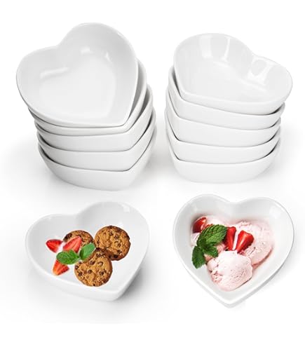 HOFURME 16 Pcs Soy Sauce Dishes, 1.7oz Dip Bowls Set Wheat Straw Small Bowls Set