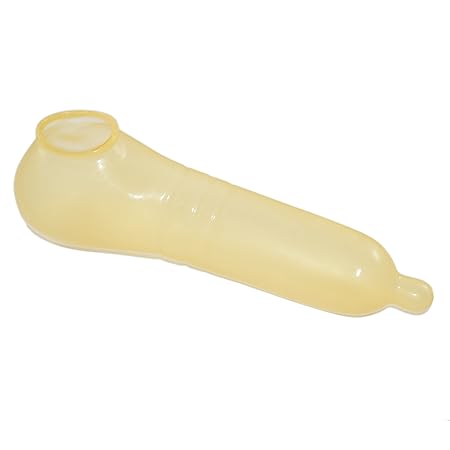 Rubberfashion Latex Penishülle, anatomische Latex Penis Hülle mit Aderung und veredelter Oberfläche nicht chloriert für Herre