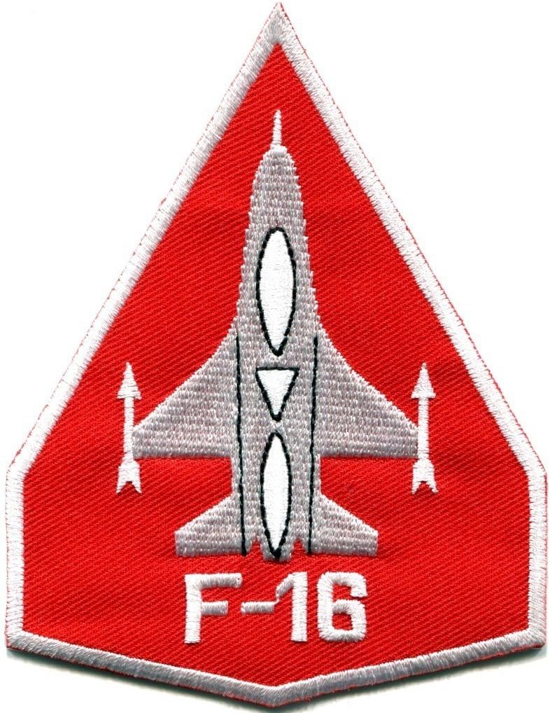 F-16 Fighting Falcon Usaf Air Force Jet Aircraft Applique Iron-on Patch S-653 Handmade Design From Thailand