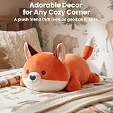 Mewaii Cute Fox Plush Pillow Red Fox Stuffed Animal 13 Inch Kawaii view 7