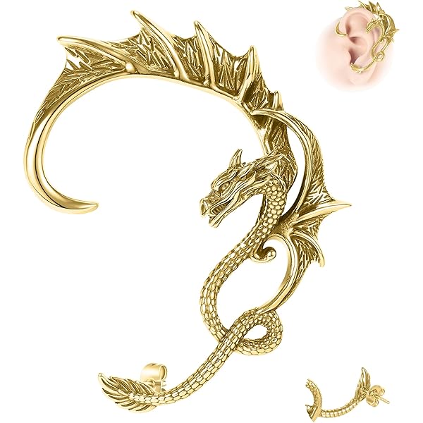 Cuff Earrings Xduargs Punk Spider Cuff On Earrings Vintage Crystal Spider Cuff Cartilage Earrings Shark Earings