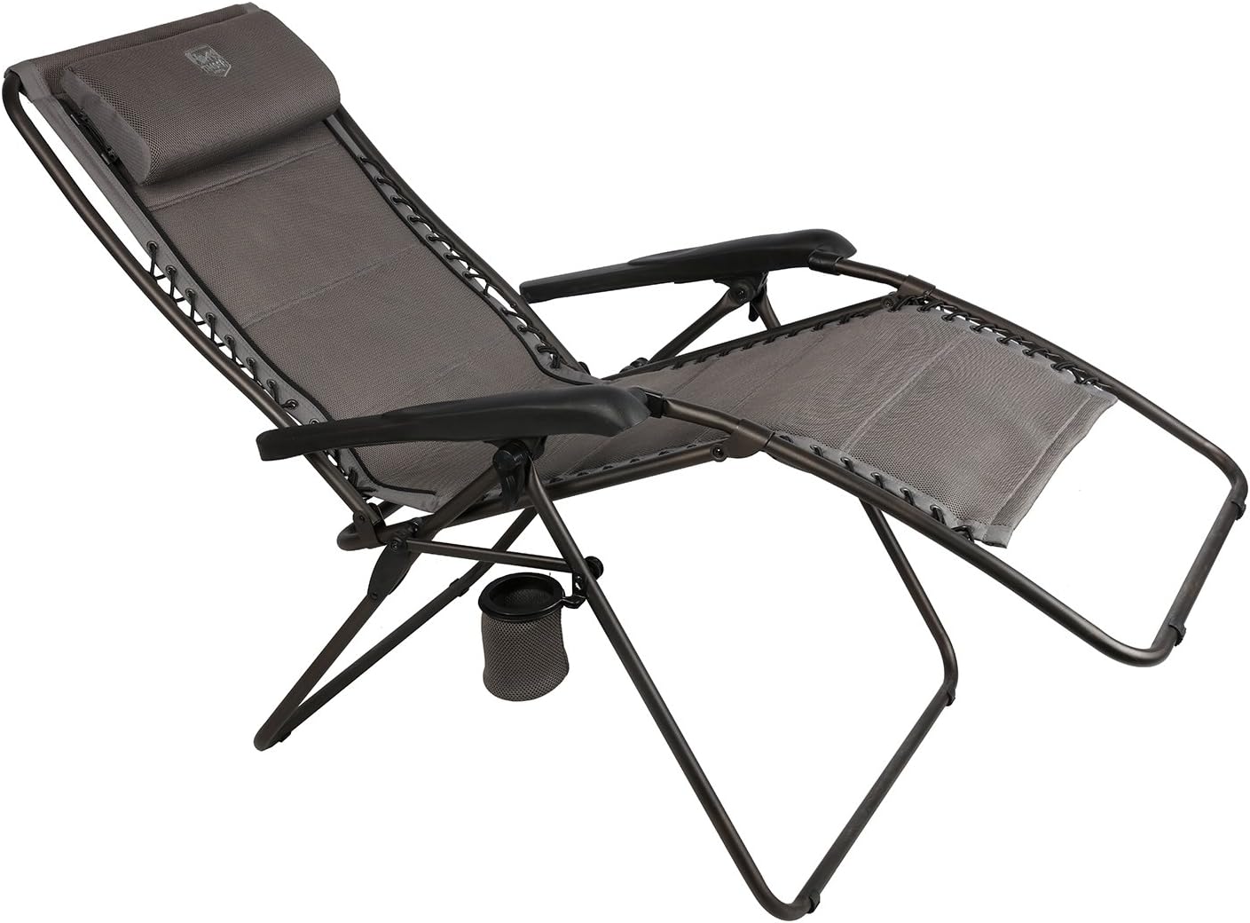 Timber Ridge Balsam Deluxe Zero Gravity Lounger Oversize Recliner, Grey, 21.3"x21.7"x46.5" (PRWF-LGR033): Sports & Outdoors
