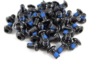 NEPIVDOS 50Pcs Bike Disc Brake Rotor Bolts M5 x 10mm Bicycle Rotor Screw T25 Bicycle Disc Screw for Road Bike Mountain Bike (