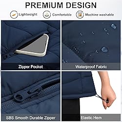 KOVNLO Womens Heated Vest, 5 in 1 Smart