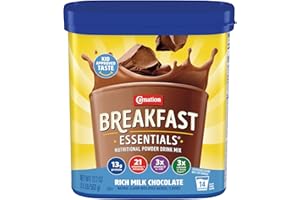 Carnation Breakfast Essentials Powder Drink Mix Rich Milk Chocolate, 17.7 Ounce (Pack of 6)