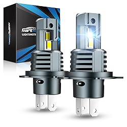 Marsauto H4 Bulbs, 800% Super Bright H4 Light
