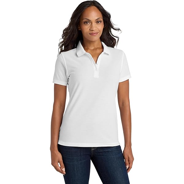 Port Authority Long Sleeve Core Classic Pique Polo Shirt Rich Red