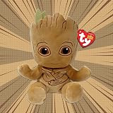 TY Groot Marvel Avengers Beanie Babies Regular Plush Toy Licensed Collectible view 2