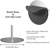 niffgaff Freestanding Stainless Steel Toilet Roll Holder with Heavy Base view 5