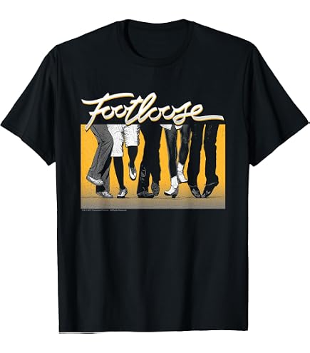 Amazon.com: Footloose Dance Dance 80's Logo T-Shirt : Clothing