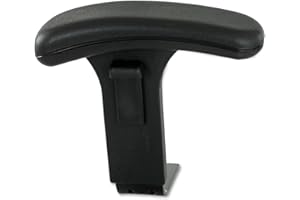 Safco Products 3496BL T-Pad Arm Set for use with Uber Big and Tall Chairs (sold separately), Black