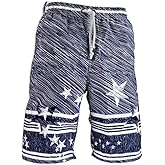 PREFER TO LIFE Men's Board Shorts, Quick Dry Swimwear Beach Holiday Party Bermuda Swim Big Pants …