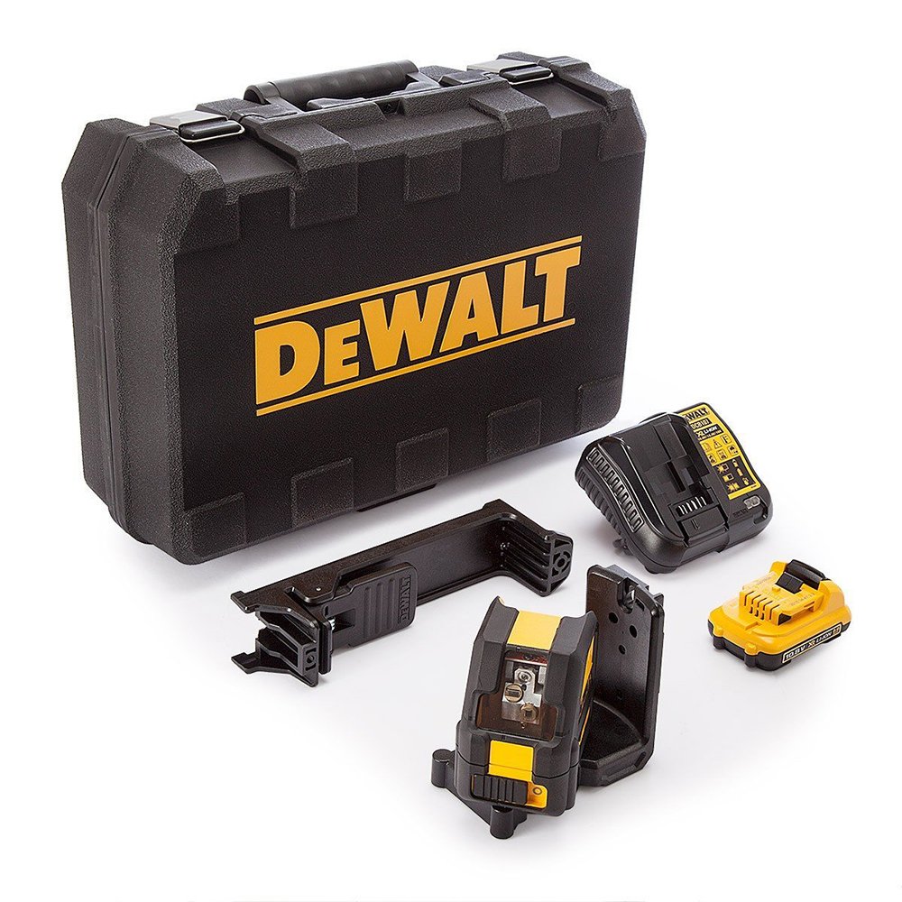 DeWalt DCEDG QW Láser autonivelante de líneas cruz horizontal y vertical kit