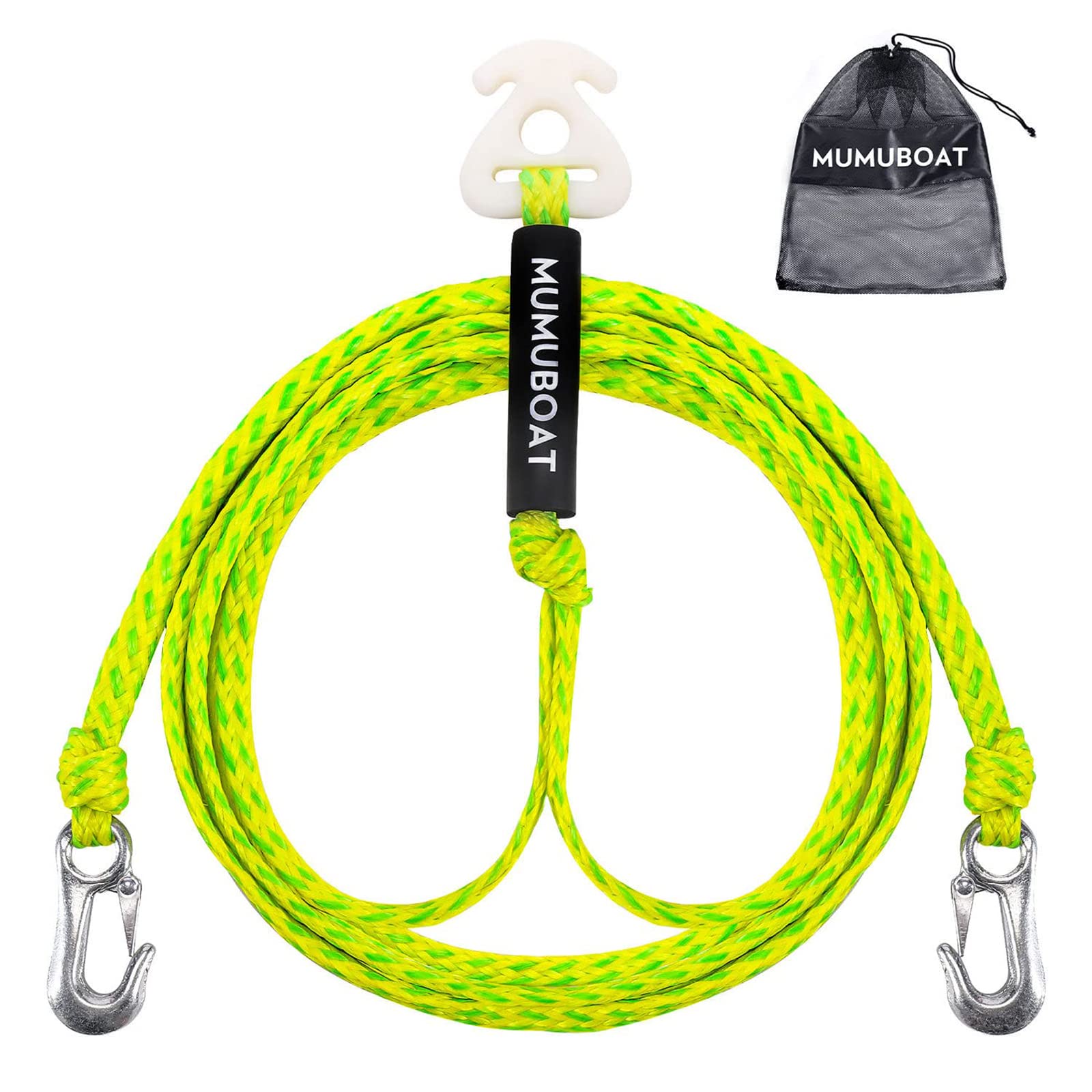 Wakeboard Rope Floating Wakeboard Rope 75FT And Handle, Floating Water Ski 75ft, Blue & Black ...