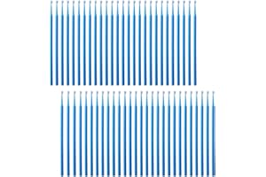 ACKLLR 100 Pack Phone Charge Port Cleaning Tool kit,Bendable Mini Soft Round Brushes Cleaner Compatible with iPhone 11 Pro Speaker Tablet Camera Laptop Computer Smartphone, Blue