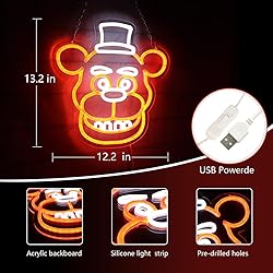 AHlove Five Nights at Freddy's/fnaf freddy neon