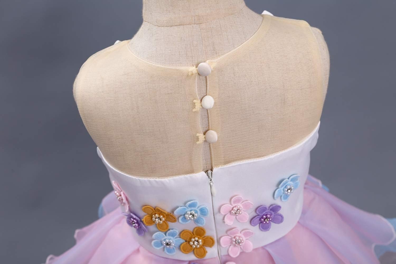 Kokowaii Fancy Girls Unicorn Dress up Fancy Costume for Pageant Party: Clothing