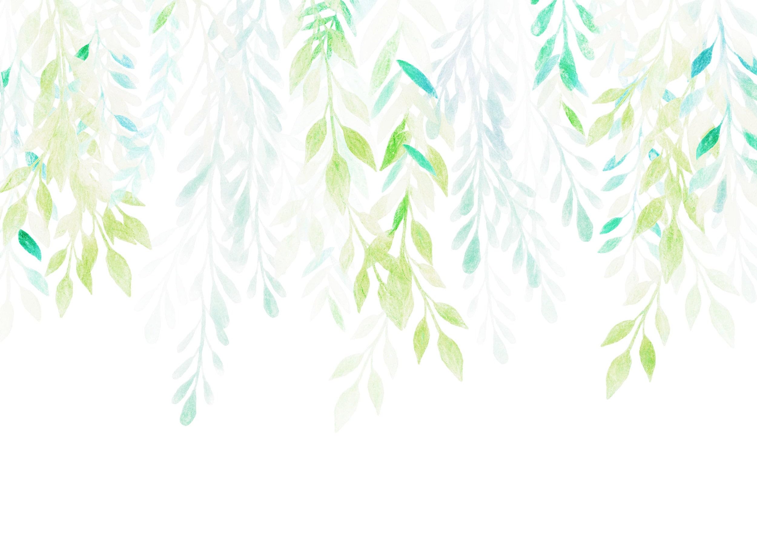 Komar Non-Woven Photo Wallpaper Summer Leaves Size 350 x 250 cm Width 50 cm