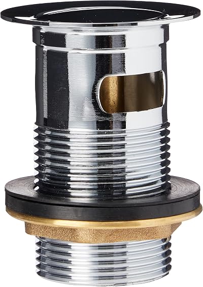 Bristan W BASIN10 C Chrome Basin Clicker Waste Round Slotted Solid Brass