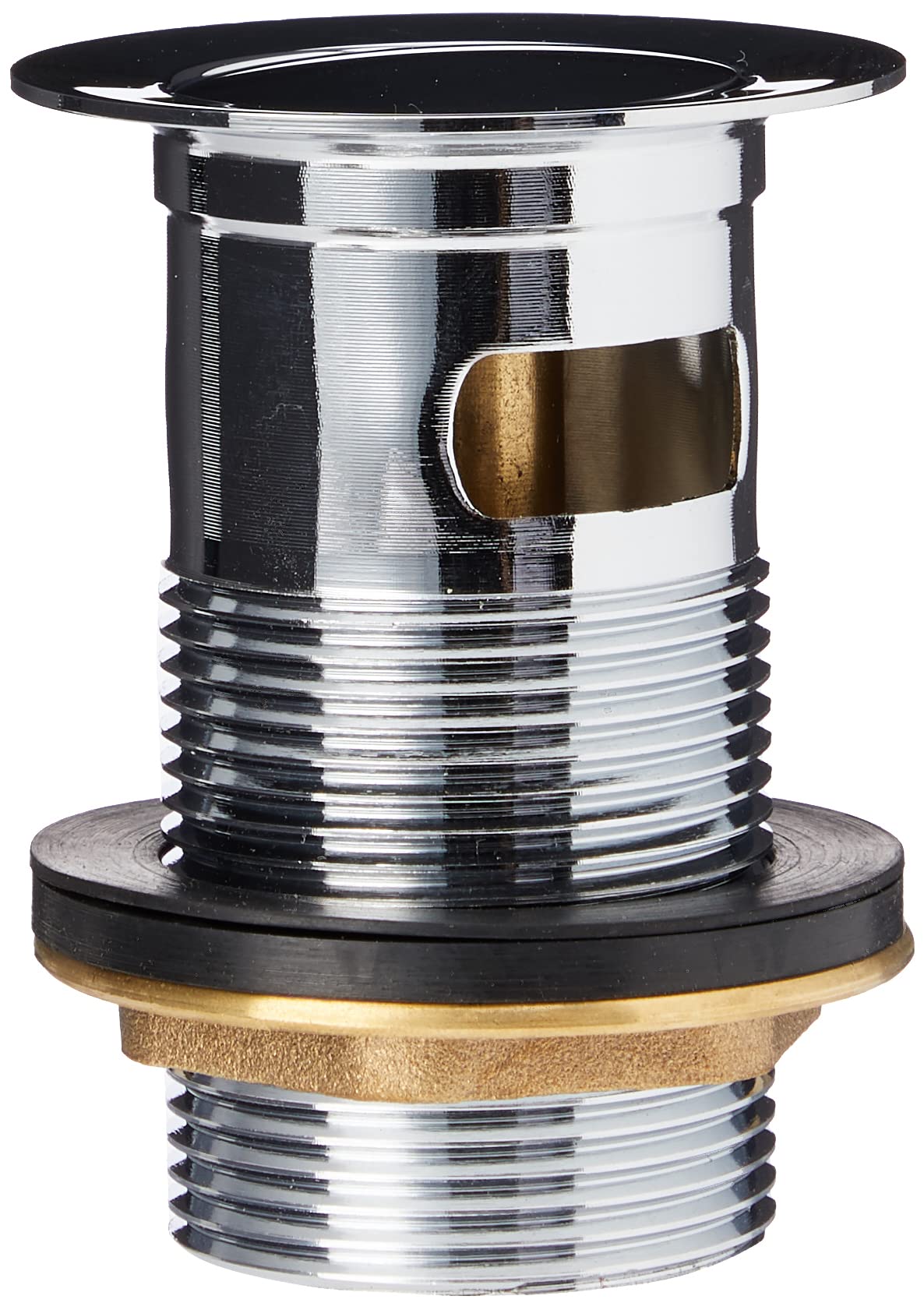 Bristan W BASIN10 C Basin Clicker Waste Round Slotted - Chrome