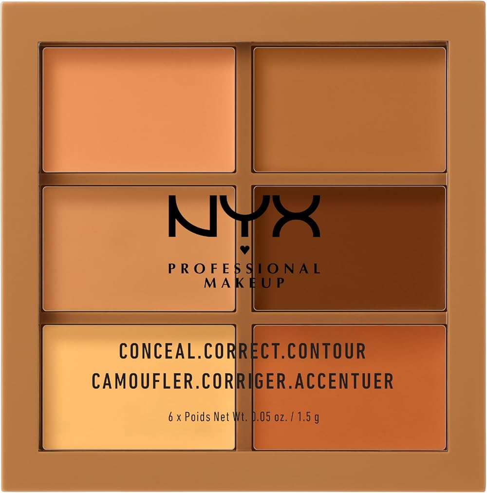 NYX Conceal, Correct, Contour Palette Deep Six Shades Creamy Formula