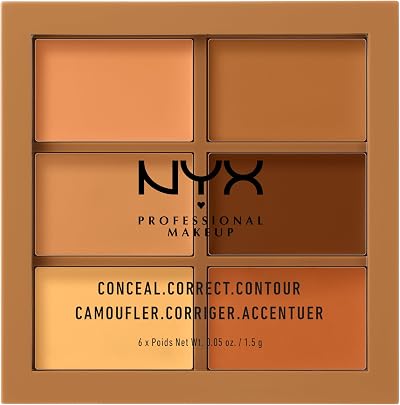 NYX Conceal, Correct, Contour Palette Deep Six Shades Creamy Formula