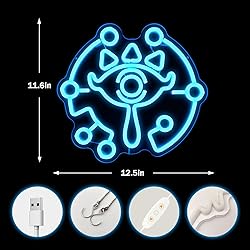 Sheikah Eye Neon Sign from LOZ Dimmable LoZ Neon
