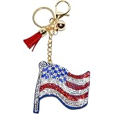 Popfizzy Bling Accessories - Rhinestone & Charms Keychain Set for Women, Perfect for Car Keys & Handbags