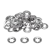 uxcell 60pcs Internal Tooth Star Lock Washers M10