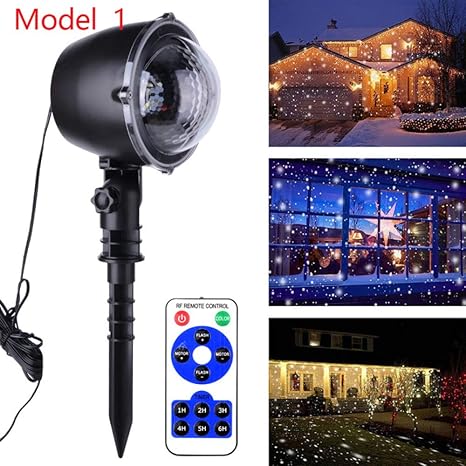 Proiettore Luci Di Natale Amazon.Wsyywd Proiettore A Led Neve Luce Giardino Esterno Immagine Paesaggio Proiettore Luce Luci Di Natale Riflettori Amazon It Illuminazione