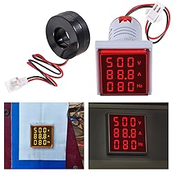 DWEII 3PCS AC Current Voltage Amperage Power Energy