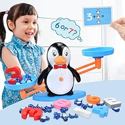 BAKAM Penguin Balance Scale Number Counting Blocks
