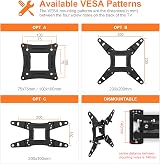 Grifema GB1008-2 TV Wall Bracket 13-43 inch Vesa 200x200 20kg view 2