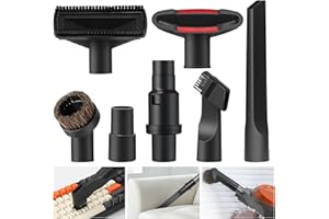 KITCHENKIPPER 1 1/4" (32mm) Vacuum Attachments Compatible with Shark Navigator Lift-Away NV350, NV352, NV360, NV500 NV501, Rocket HV300 HV301 HV322 Series Vacuum, for Home and Automotive Cleaning